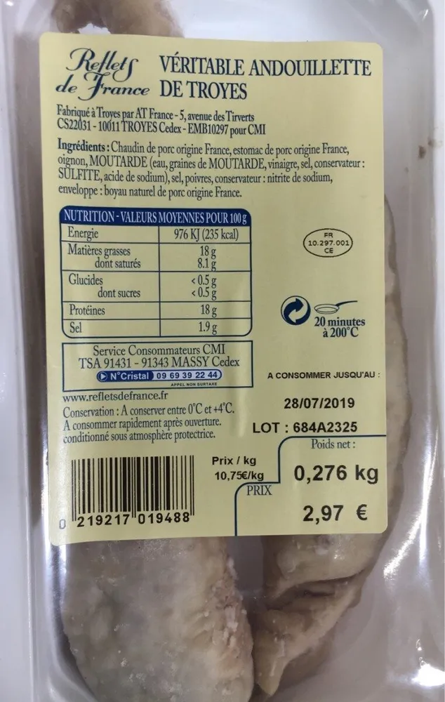 Veritable andouillette de Troyes