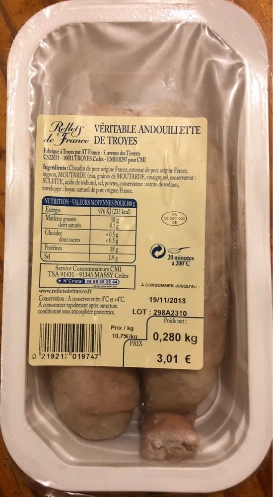 Véritable andouillette de Troyes