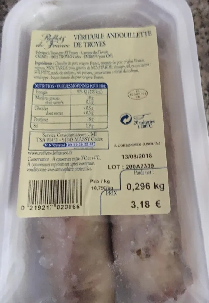 Veritable andouillette de troyes
