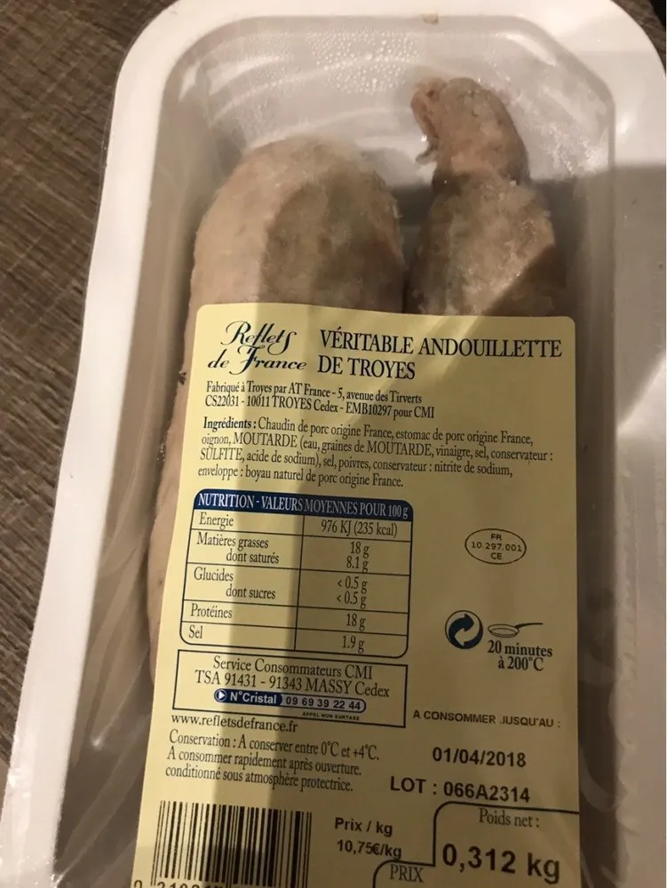 Veritable andouillettes de Troyes