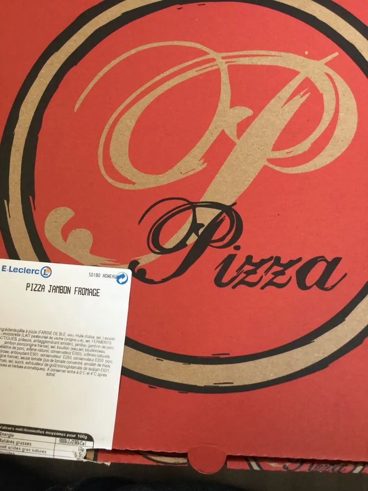 Pizza jambon fromage