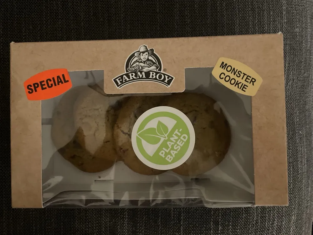 Plant-Based Monster Cookies