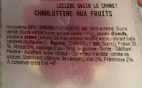 Charlotte aux fruits