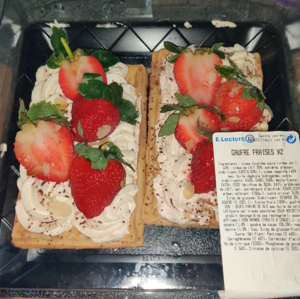 Gaufre fraises