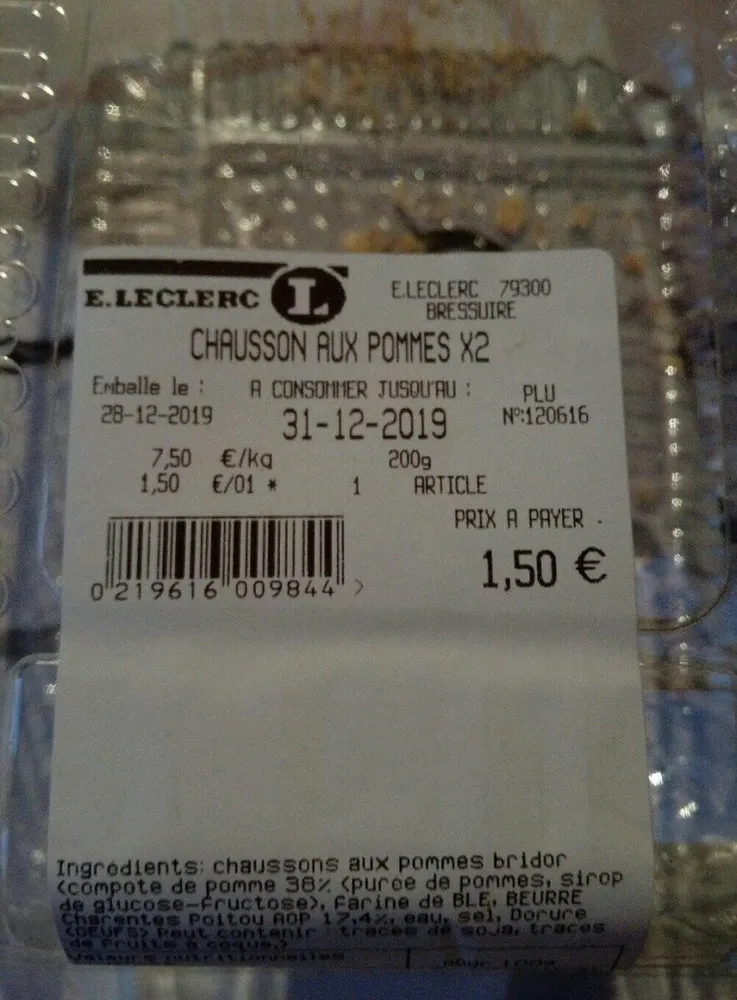 Chausson aux pommes