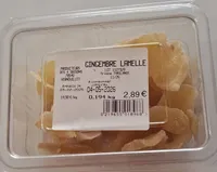 Lamelles gingembre
