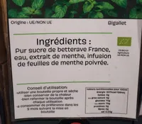 Sirop de menthe