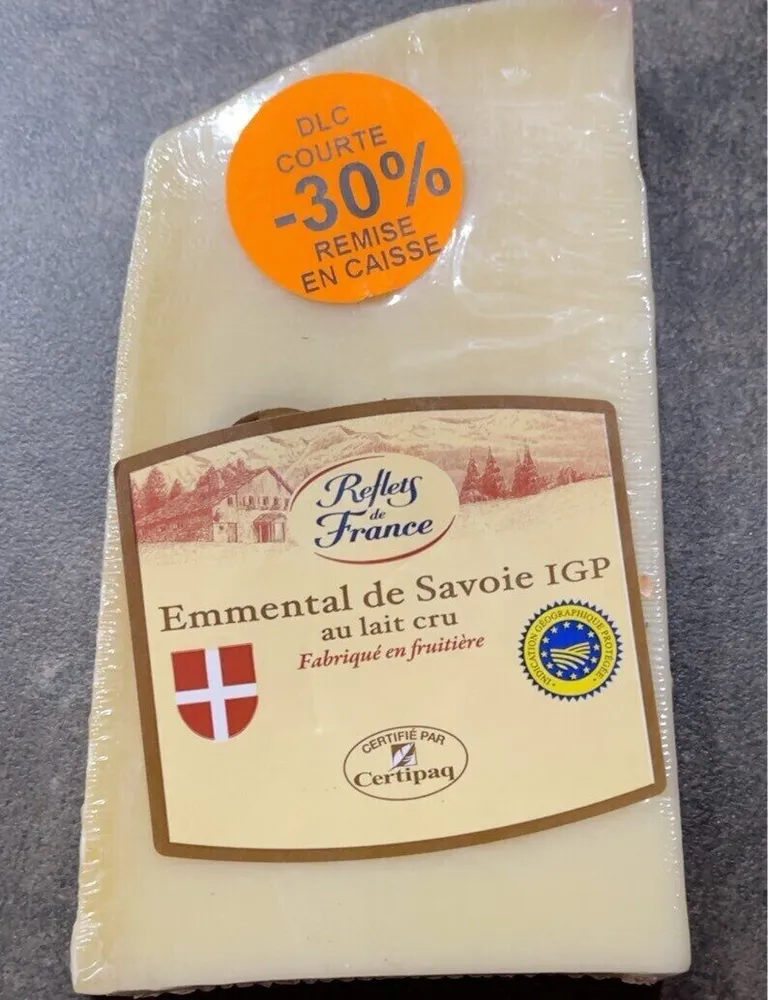Emmental de Savoie IGP au Lait Cru