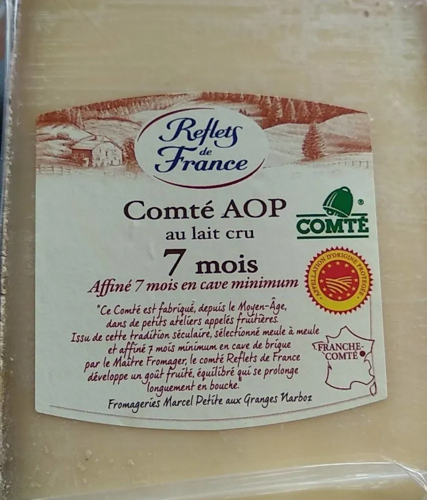 Comté aop au lait cru 7 mois