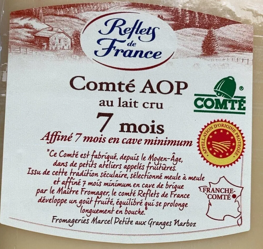 Comté AOP au lait cru 7 mois