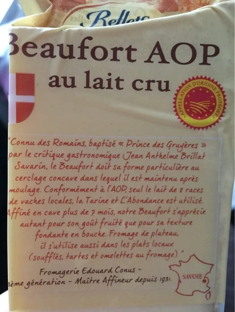 Beaufort AOP au lait cru