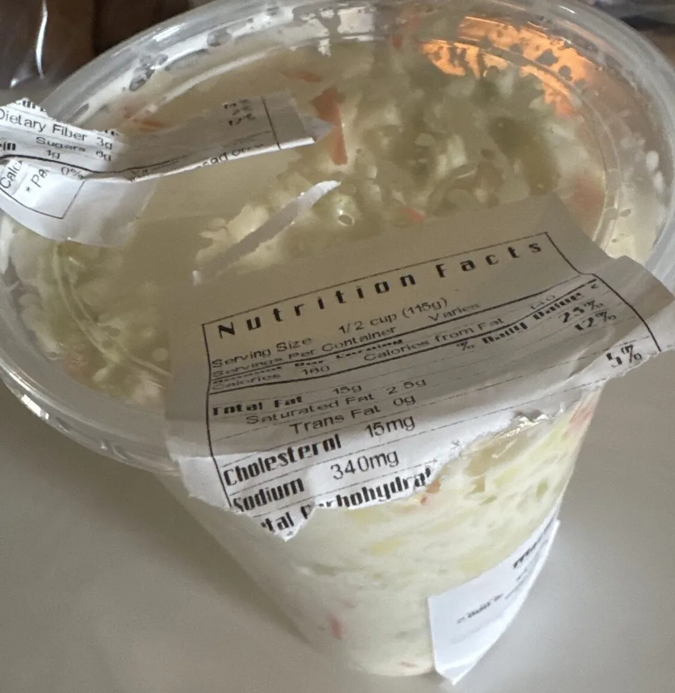 Gourmet Creamy Coleslaw