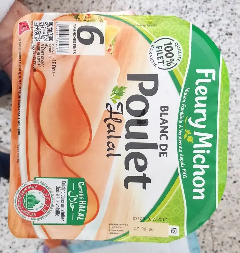 Blanc de poulet Halal