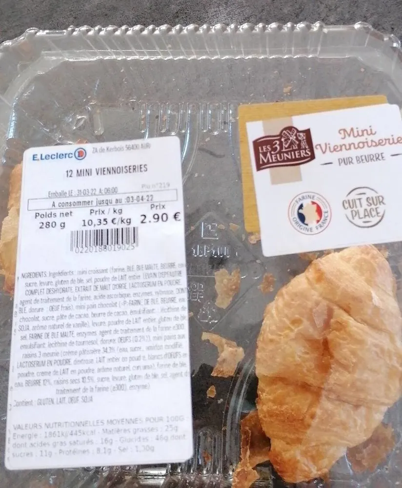 Mini viennoiseries