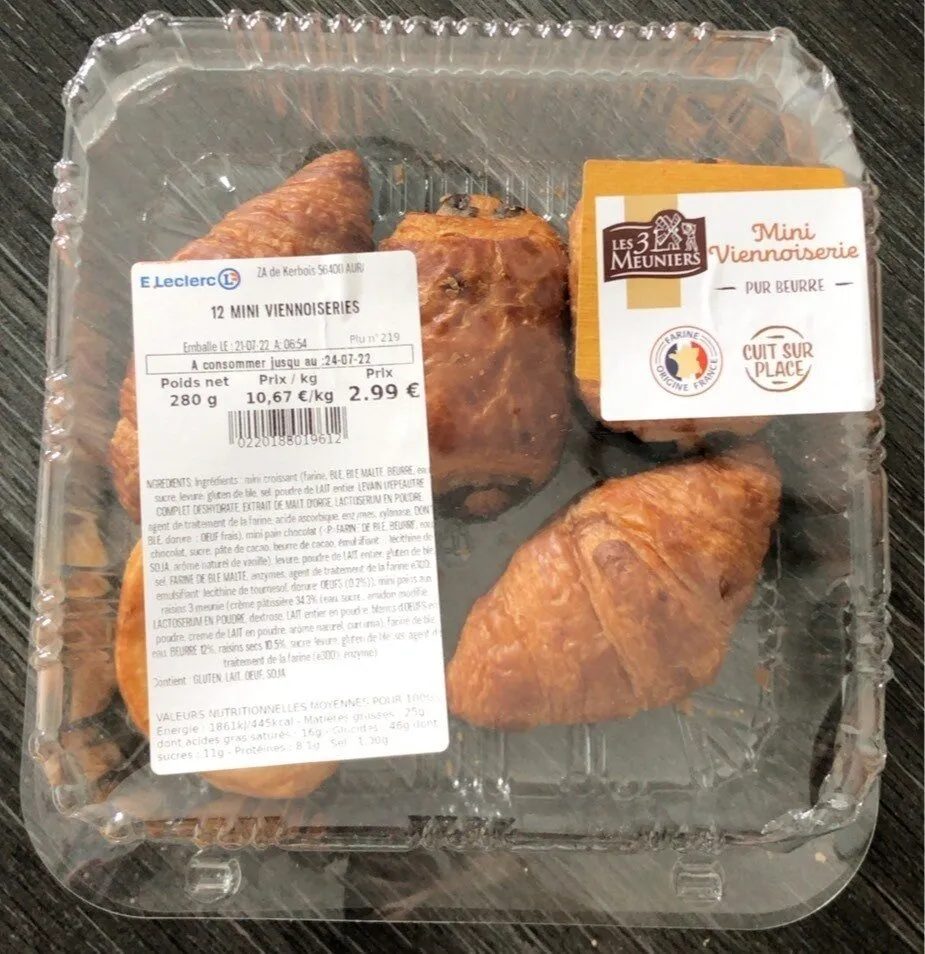 12 mini viennoiseries