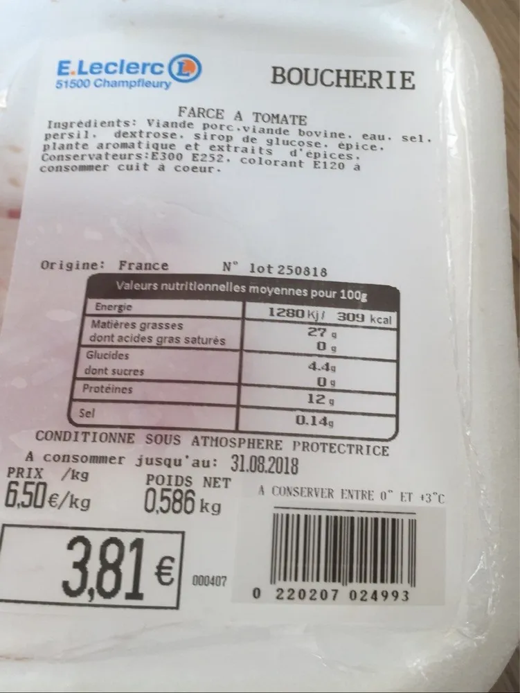 Farce a tomate