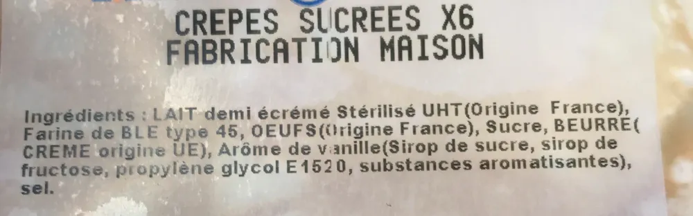 Crepes maison
