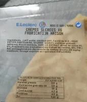 Crêpes sucrées