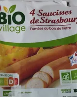 4 saucisses de Strasbourg fumées au bois de hêtre