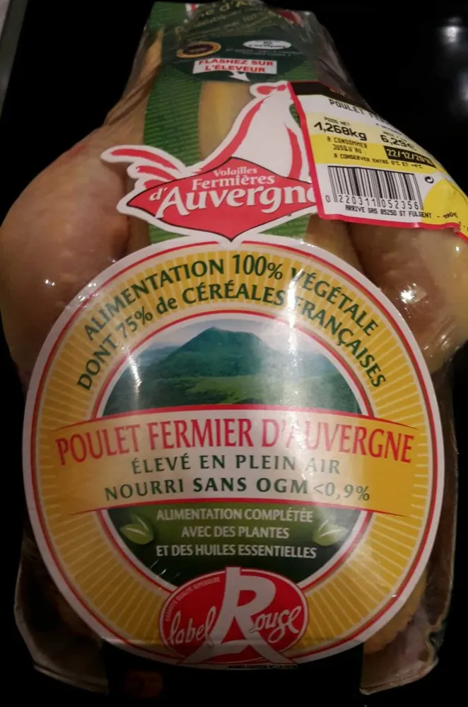 Poulet fermier d'Auvergne