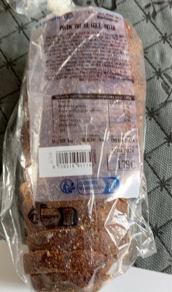 Pain au seigle noir
