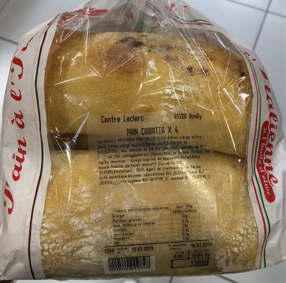 Pain ciabatta