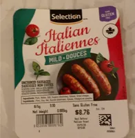 Mild Italian Sausages