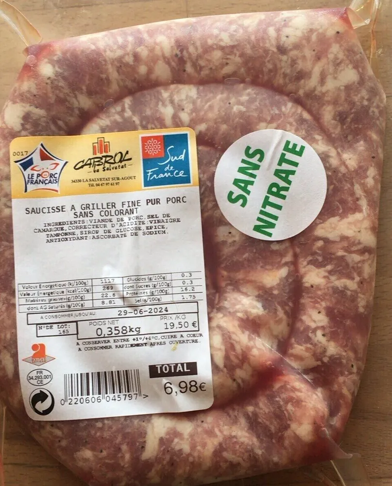 Saucisse a griller