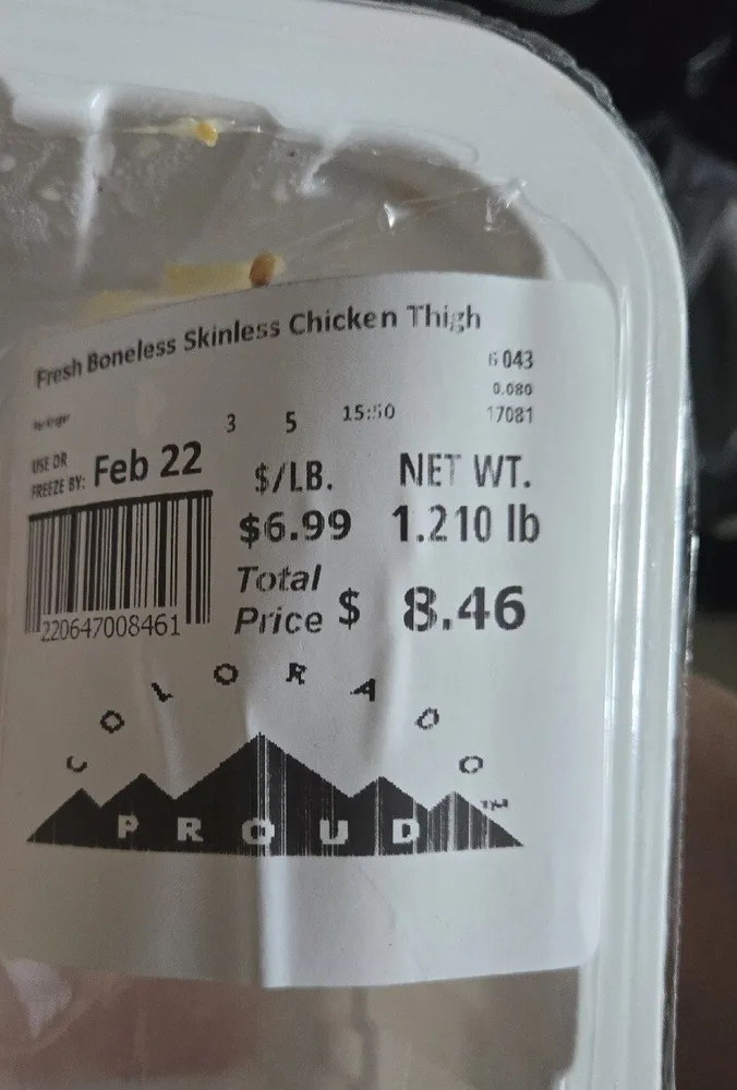Red Bird Boneless Skinless Chicken Thigh