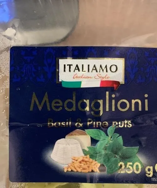 Ravioles Medaglioni Basil & Pine Nuts Lidl