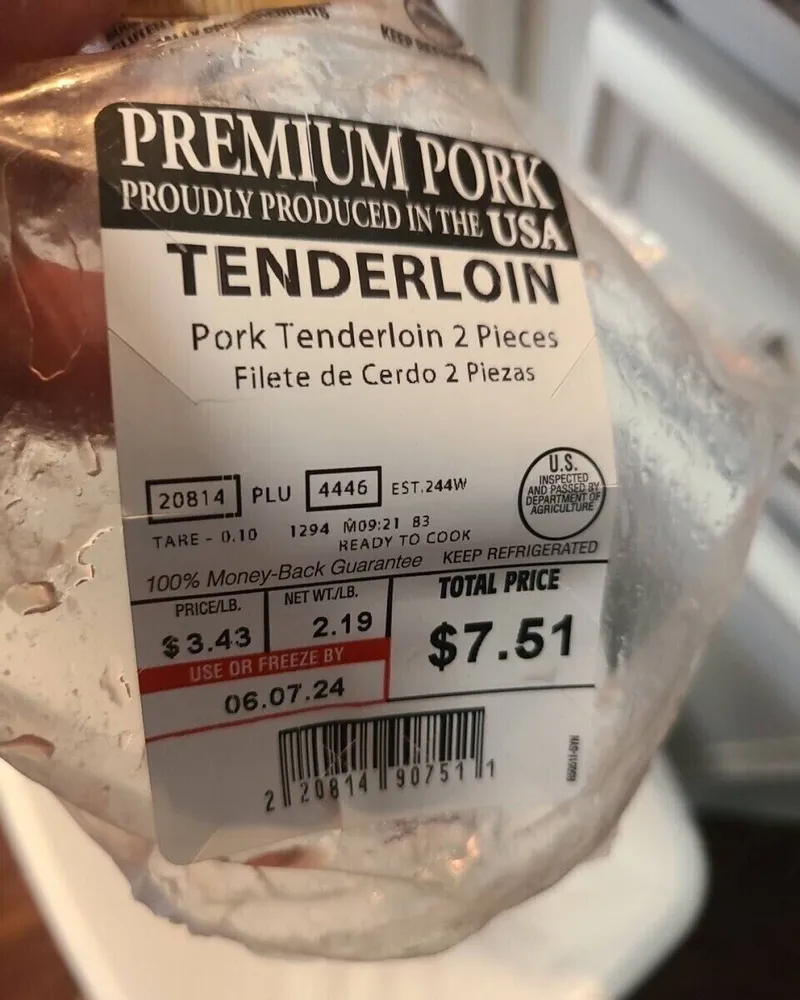 Fresh porc tenderloins