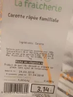 Carottes râpées