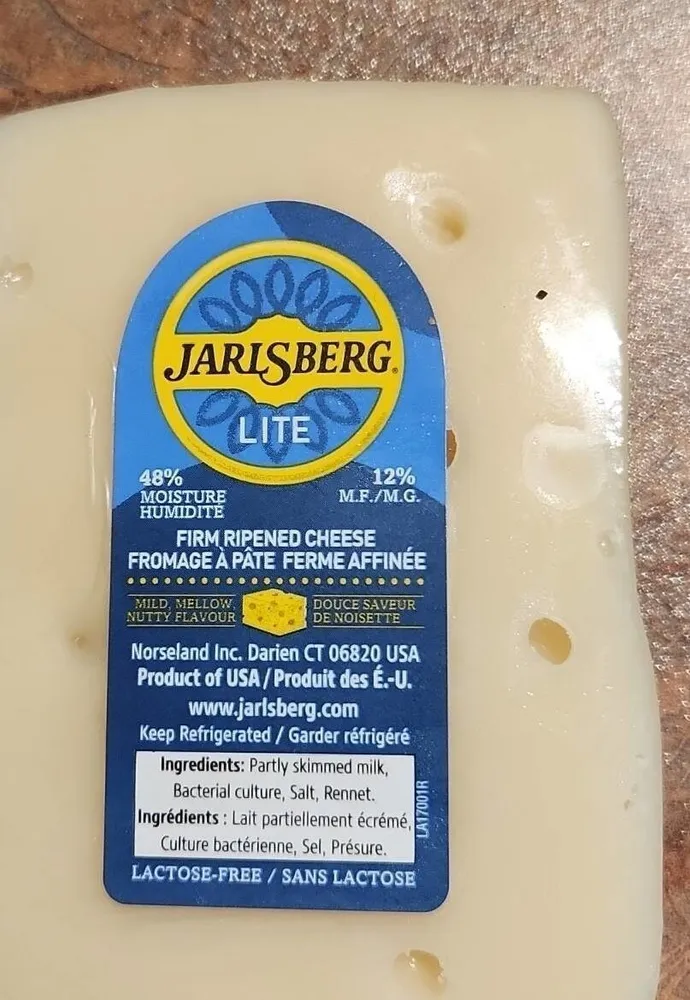 Fromage léger Jarlsberg de Norvège