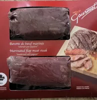 Bavette de boeuf marinée