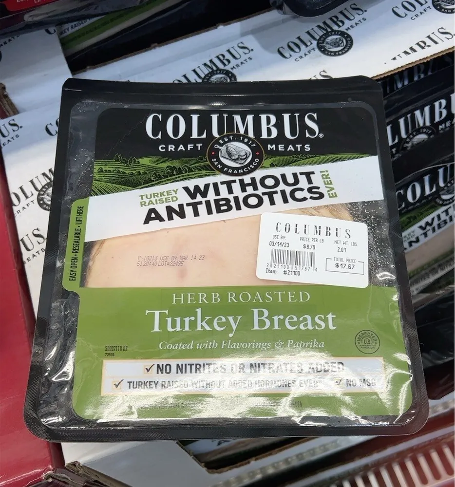 Turkey raised without antibiotics