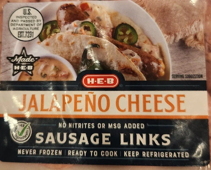 Jalapeño Cheese Sausage Links