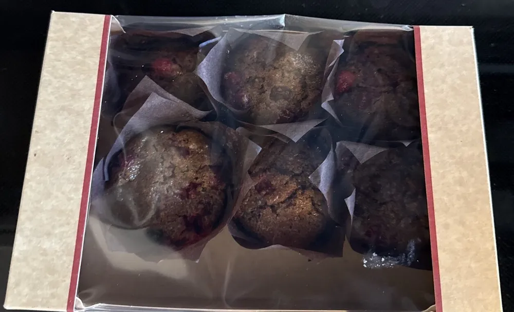 Large Berry-Bran Muffins