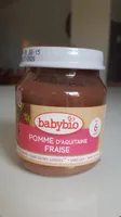Compote pomme d'Aquitaine Fraise et myrtille