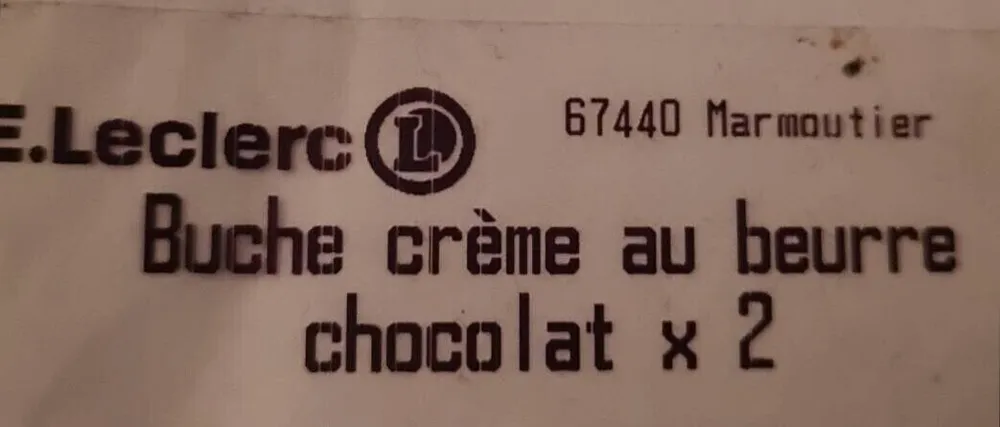Bûche crème