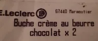 Bûche crème