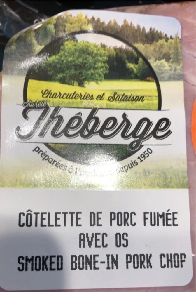 Côtelettes de porc fumé