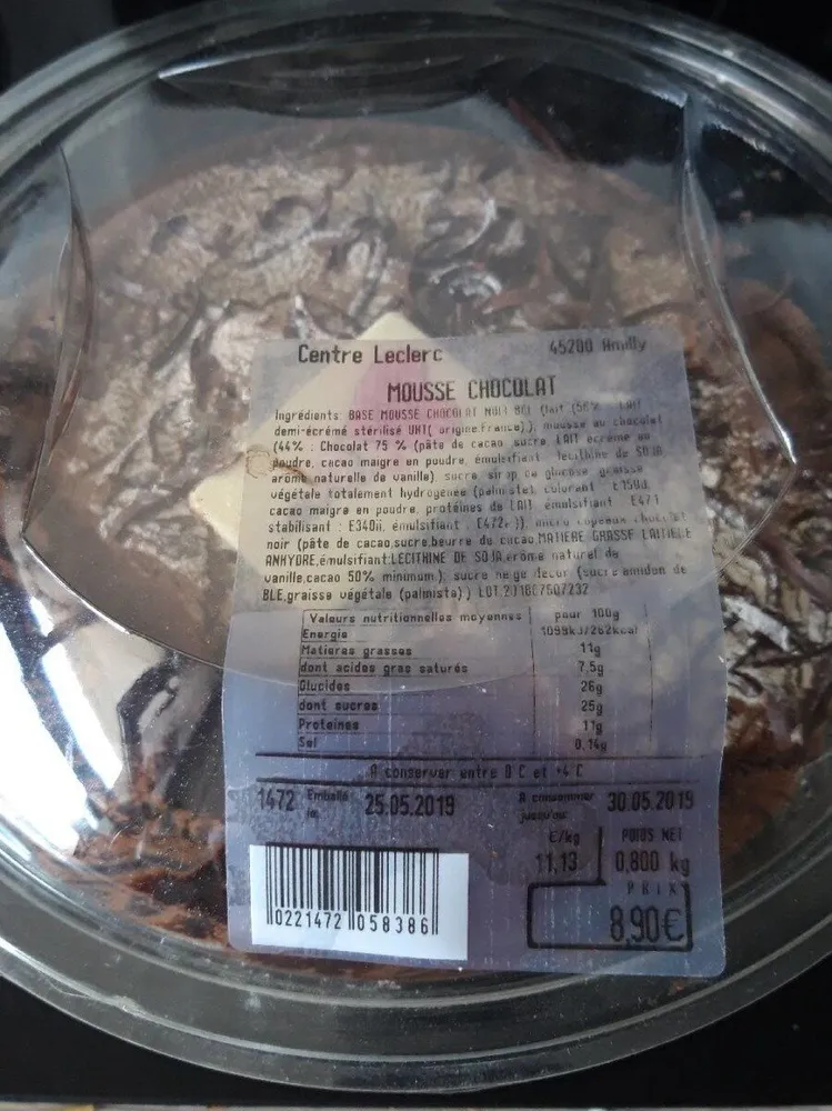 Mousse chocolat
