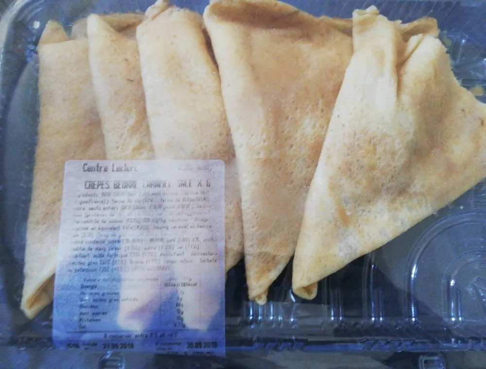 Crêpes beurre caramel sale
