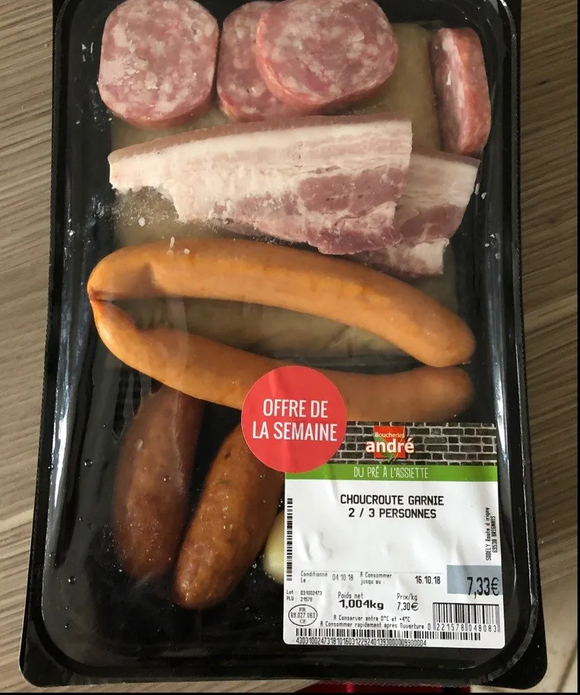 Choucroute garnie