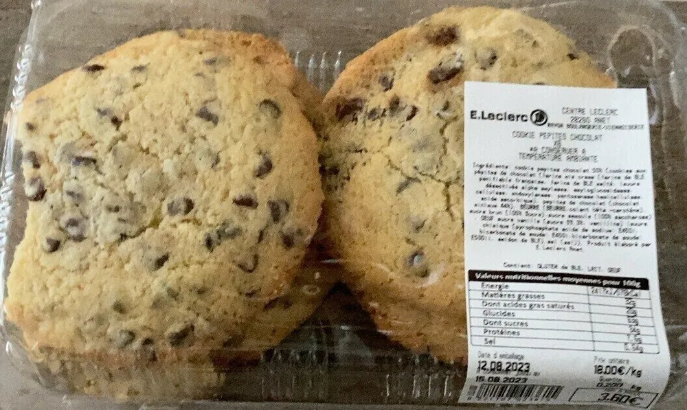Cookie pépite chocolat