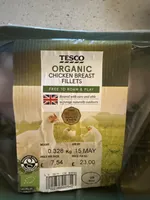 Tesco Organic Chicken Breast Fillets
