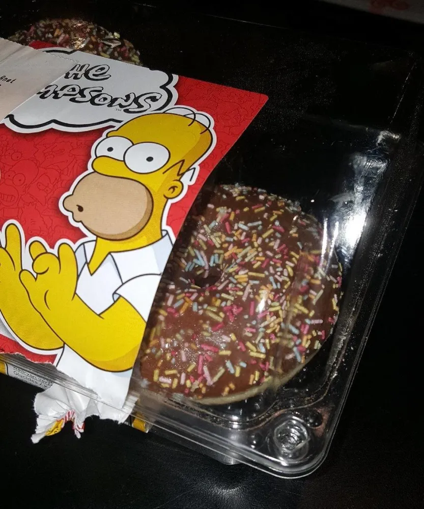 Donuts chocolat Simpson