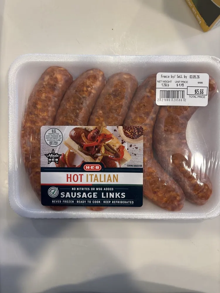 Hot Italian Sausage