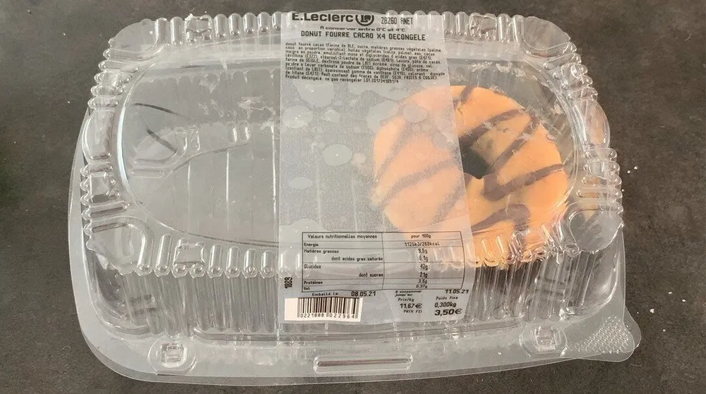 Donut fourre cacao x4 decongele