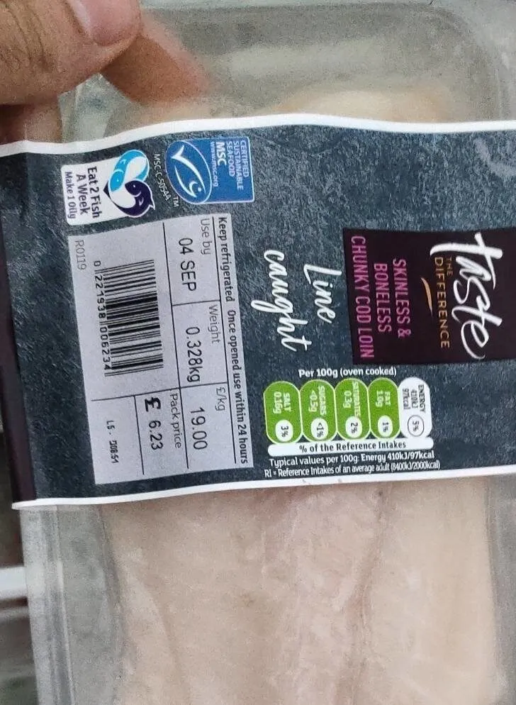 Cod loin